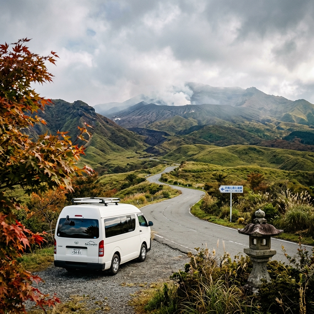 Campervan mieten in Japan — Kyushu Roadtrip Guide für Deutsche
