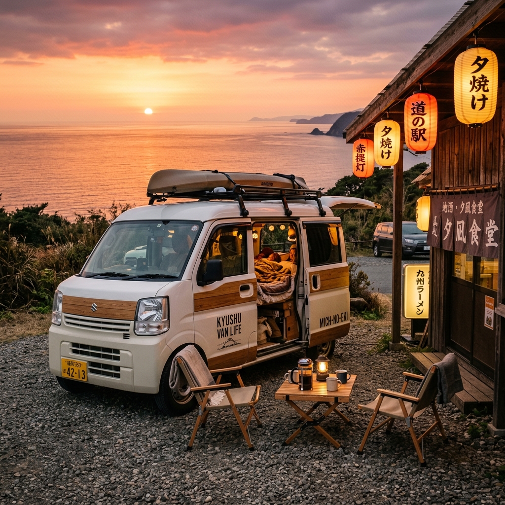Location de camping-car au Japon — Guide complet Kyushu pour voyageurs français